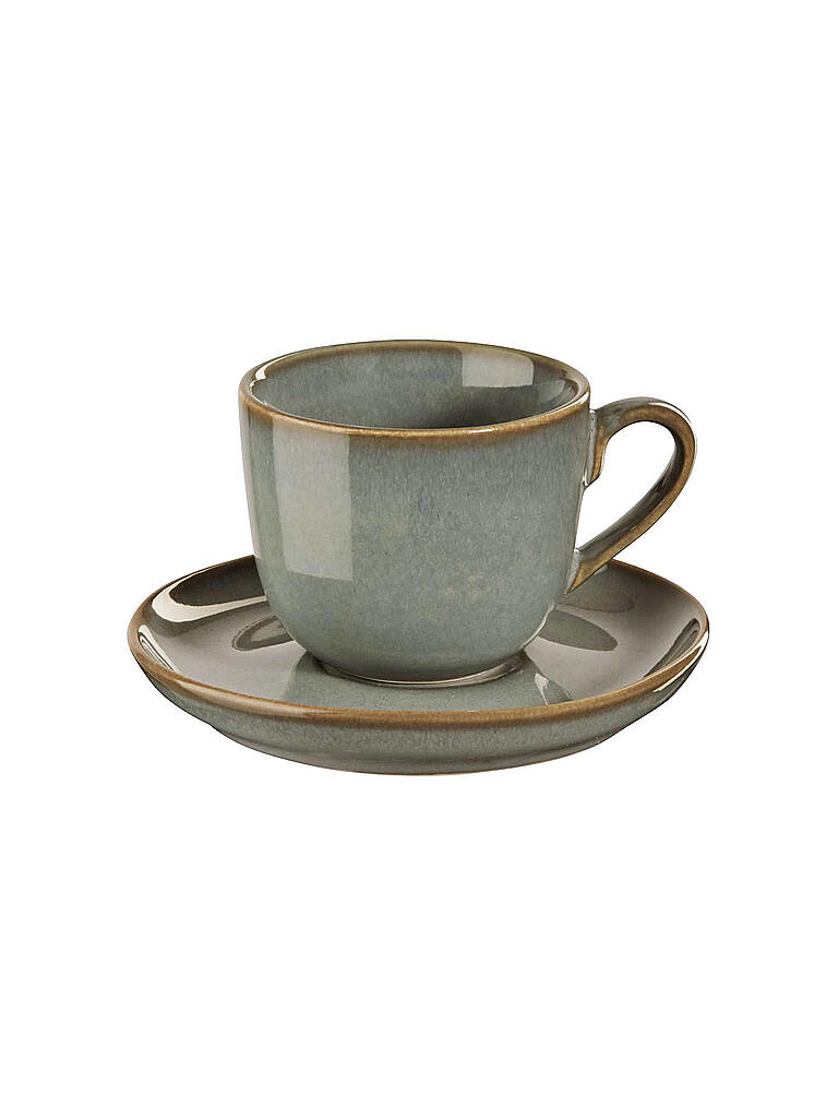 ASA SELECTION Espressotasse Mit Untertasse Saisons 0 09l Eucalyptus Gruen